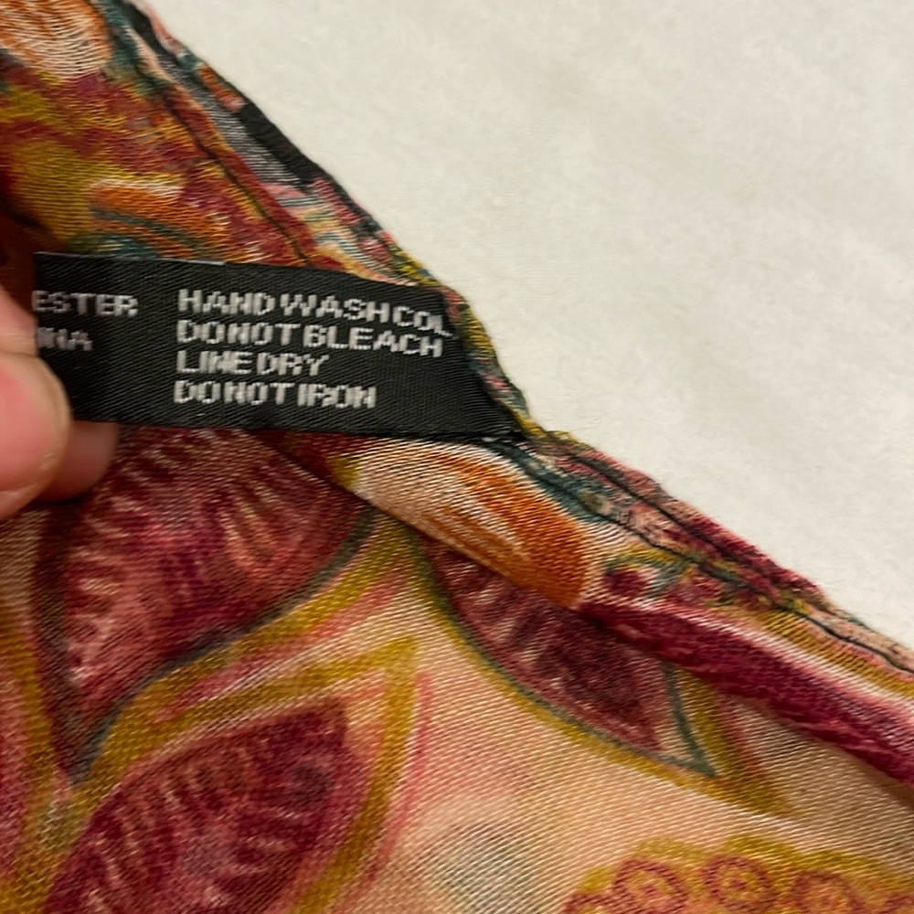 Roffe Accessories Morgan Floral Paisley Print Scarf